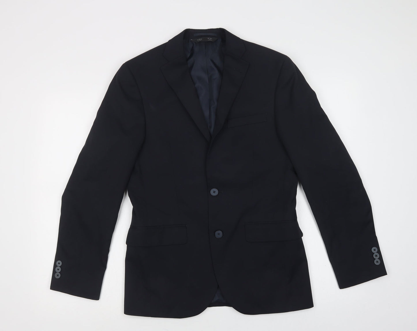 Mens UK Size S Marks and Spencer Blue Jacket