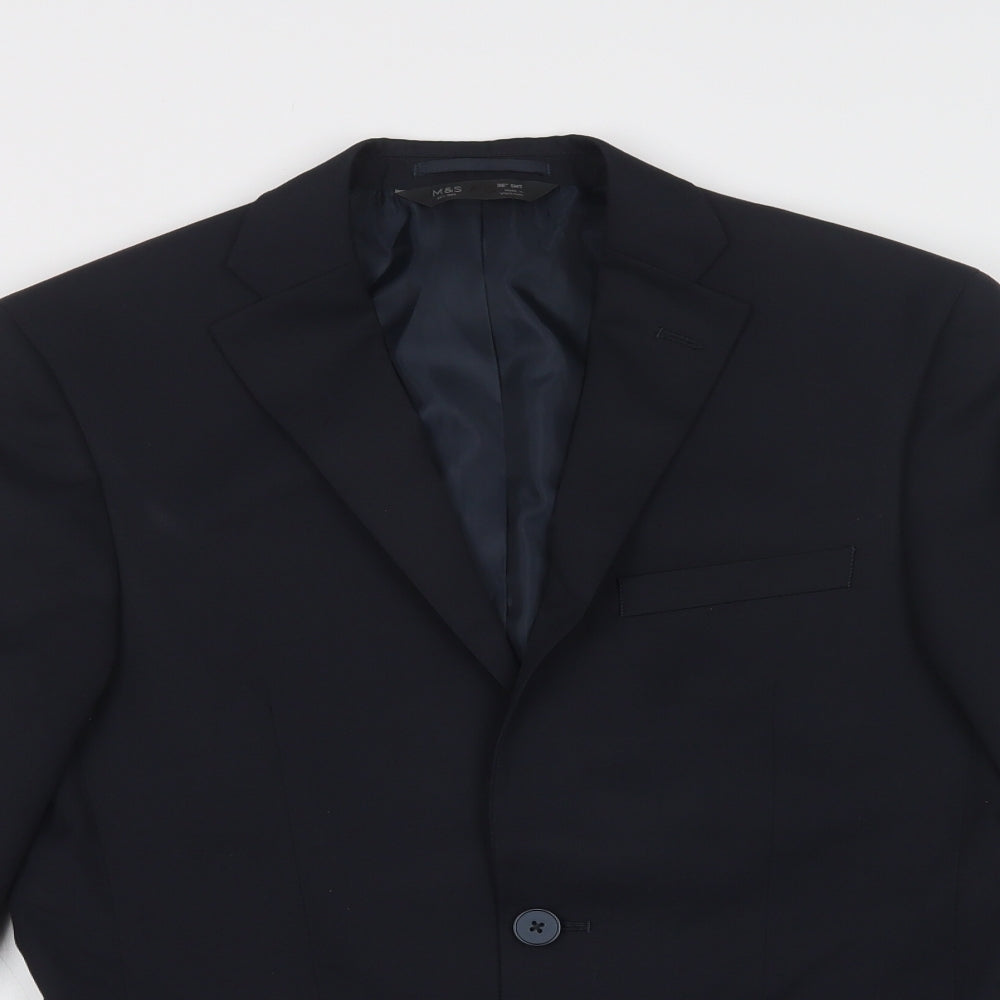 Mens UK Size S Marks and Spencer Blue Jacket