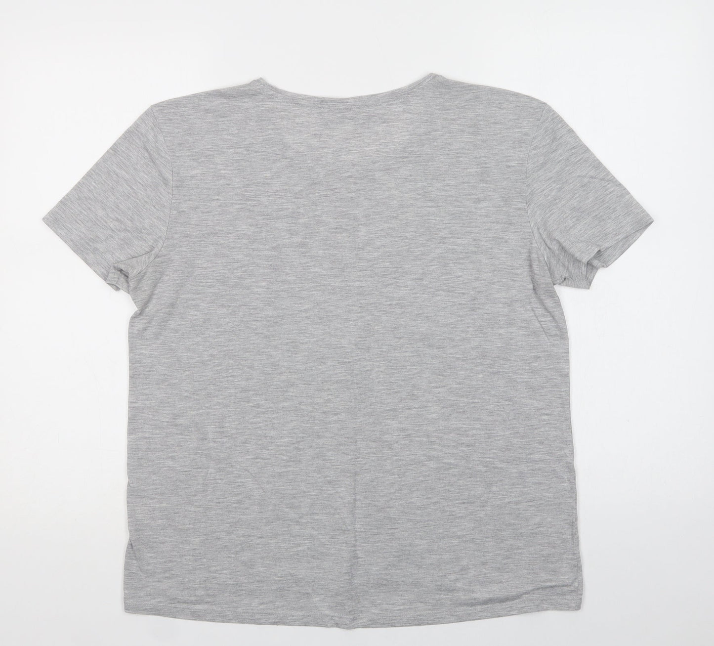 Womens UK Size 12 Marks and Spencer Grey Basic T-Shirt