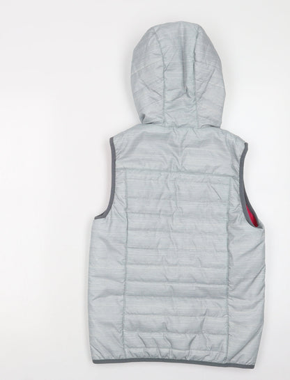DECATHLON Girls Grey   Jacket Waistcoat Size 12 Years  Zip