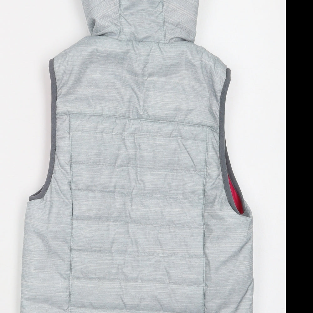 DECATHLON Girls Grey   Jacket Waistcoat Size 12 Years  Zip