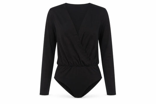 Womens UK Size S Edge Street One-Piece Black Bodysuit