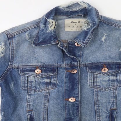 Primark Womens Blue   Jacket  Size 10  Button