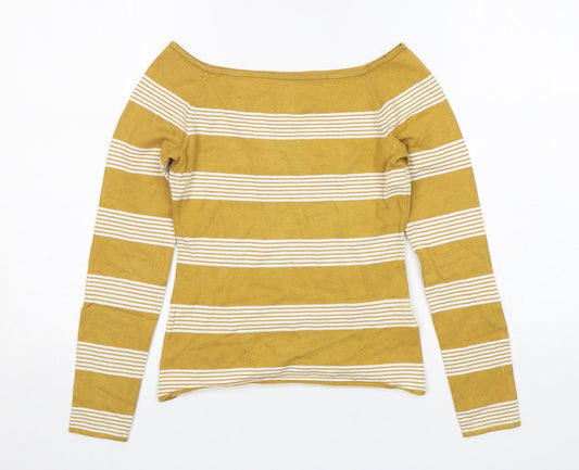 Womens UK Size S H&M Yellow Pullover Jumper