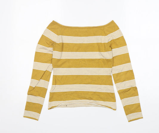 Womens UK Size S H&M Yellow Pullover Jumper