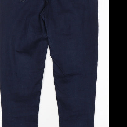 M&S Womens Blue   Skinny Jeans Size 18 L28 in Regular