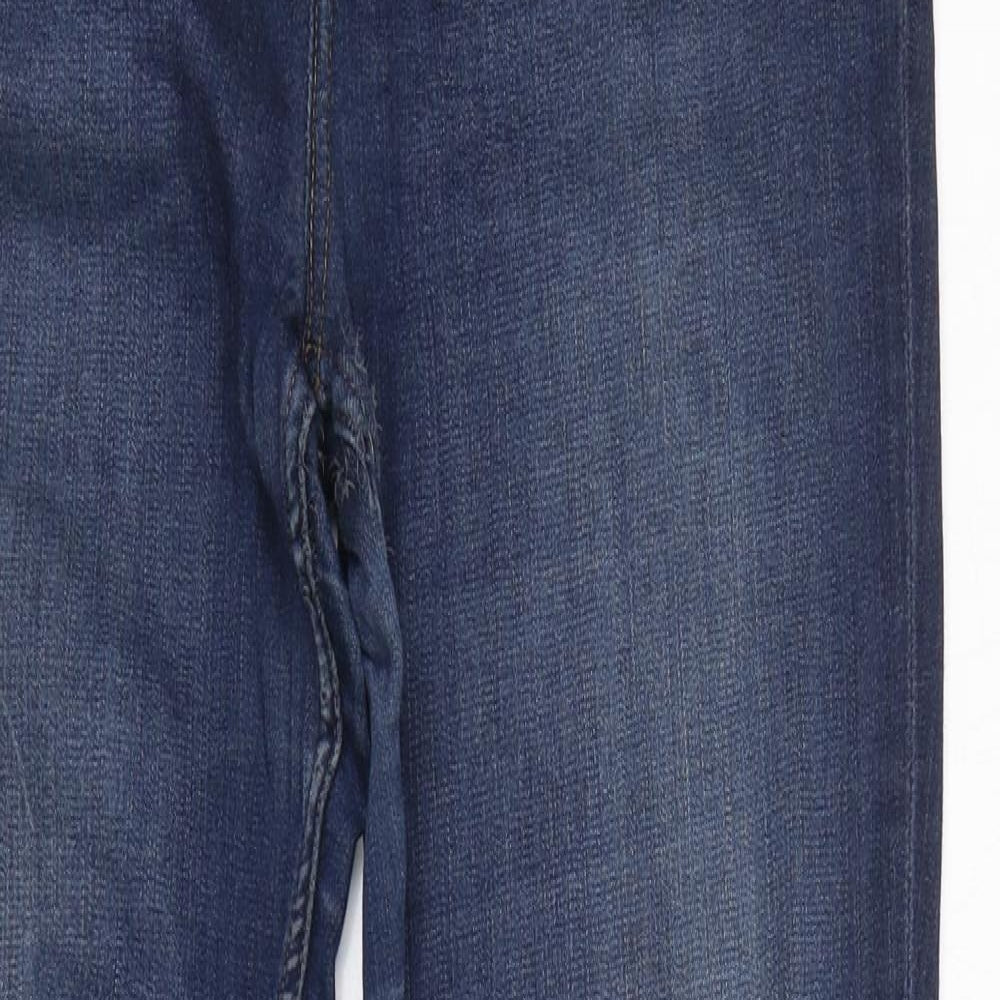 F&F Womens Blue  Cotton Skinny Jeans Size 16 L30 in Regular