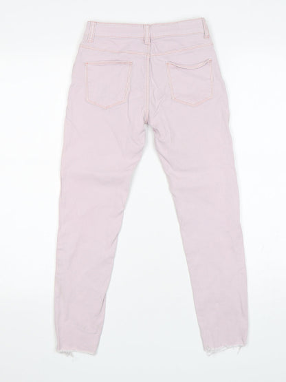Denim co Girls Pink  Cotton Skinny Jeans Size 9 Years  Regular
