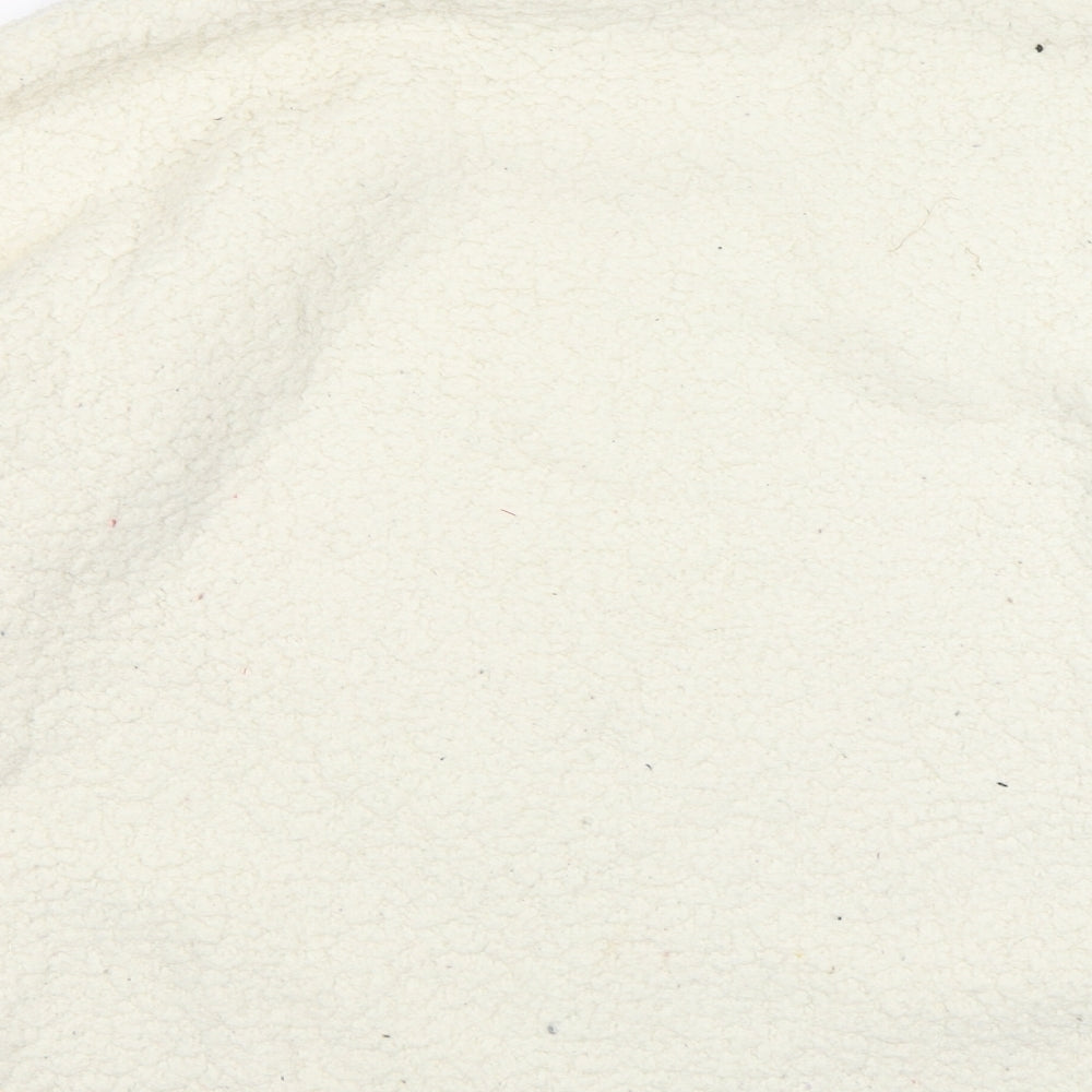 Primark Womens Beige Mock Neck  Polyester Pullover Jumper Size M