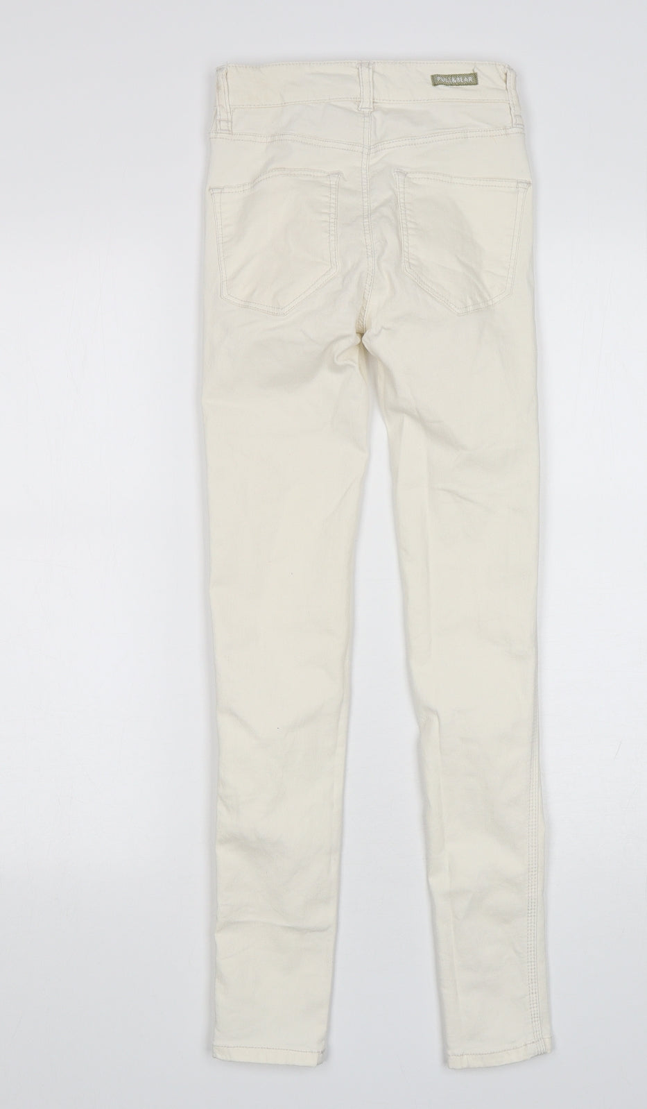 Pull&Bear Womens Beige   Skinny Jeans Size 4 L28 in Regular