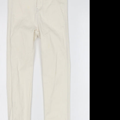 Pull&Bear Womens Beige   Skinny Jeans Size 4 L28 in Regular