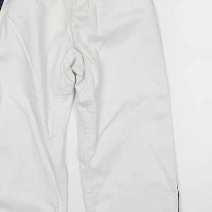 WJFF Boys White  Polyester Jogger Trousers Size 10 Years  Regular  - Jiu Jitsu trousers
