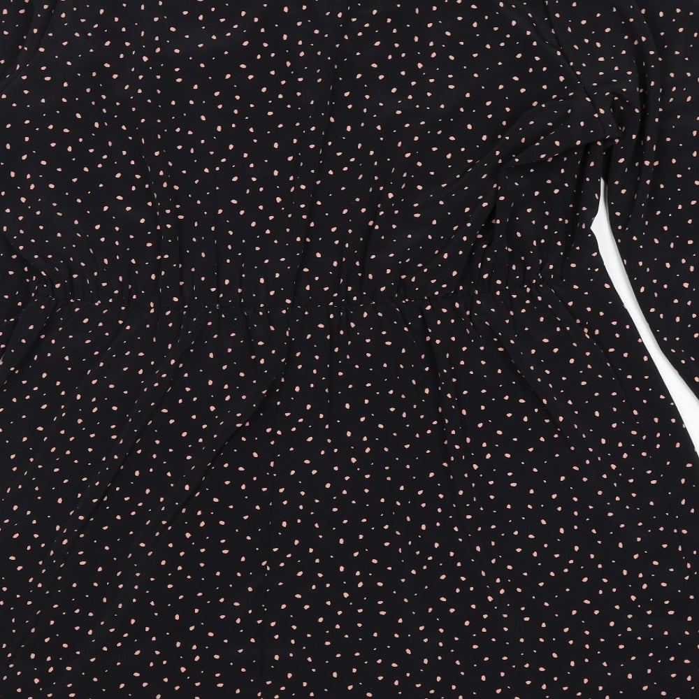 Primark Womens Multicoloured Polka Dot Polyester A-Line  Size 20  V-Neck