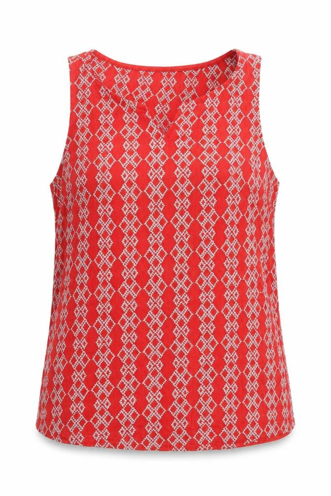 Womens UK Size 10 NEXT Red Basic Tank