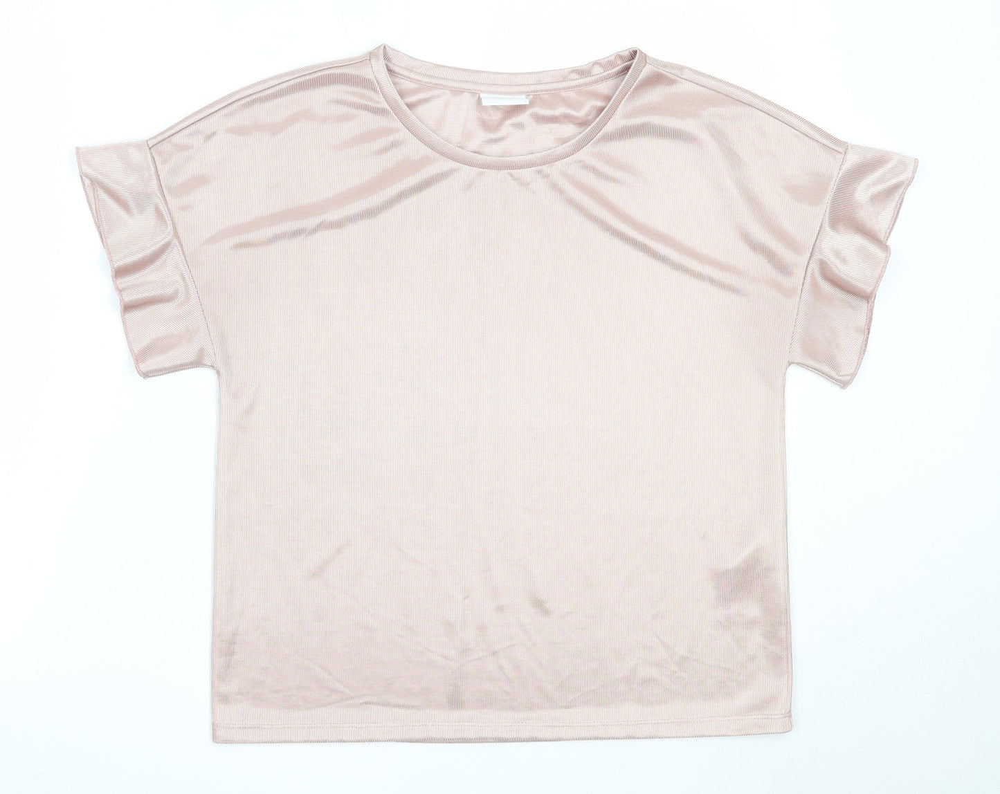 Womens UK Size S VILA Pink Basic Blouse