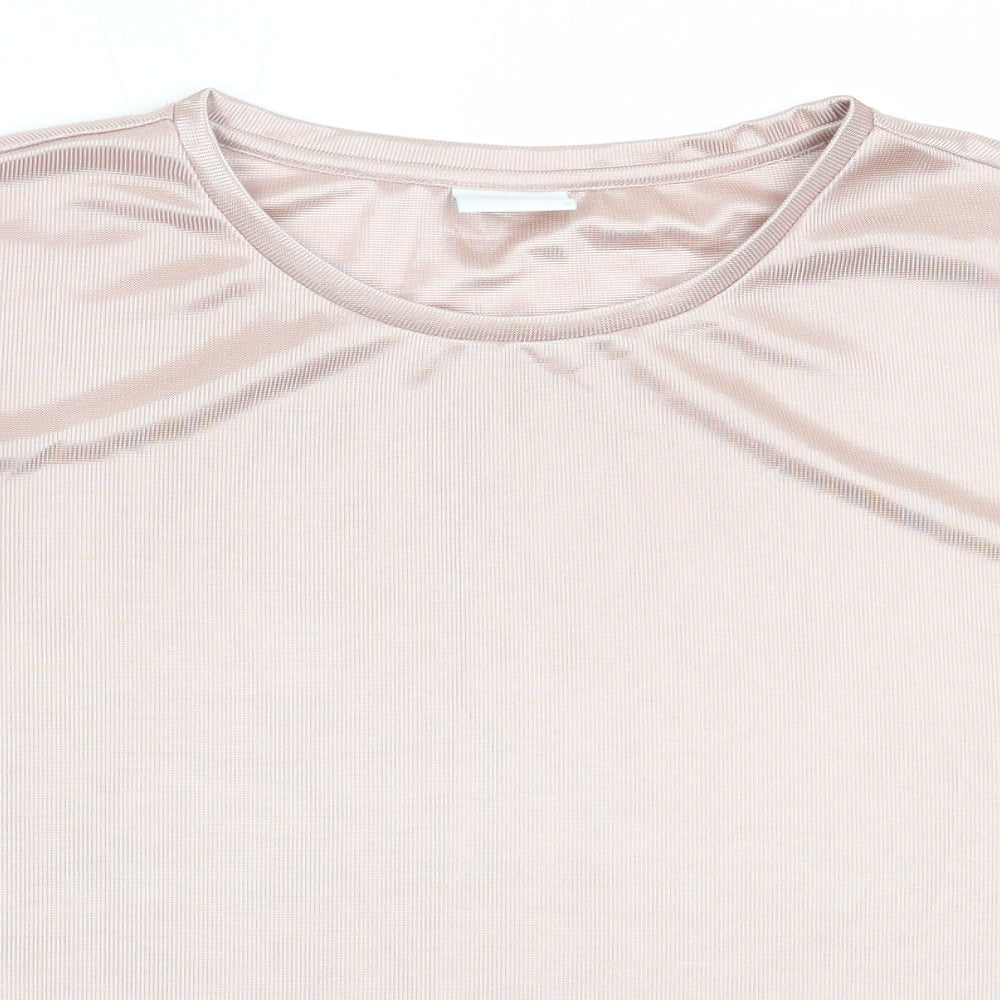 Womens UK Size S VILA Pink Basic Blouse