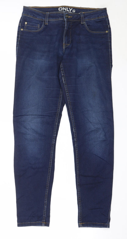 Only Womens Blue  Cotton Skinny Jeans Size 30 in L29 in Regular