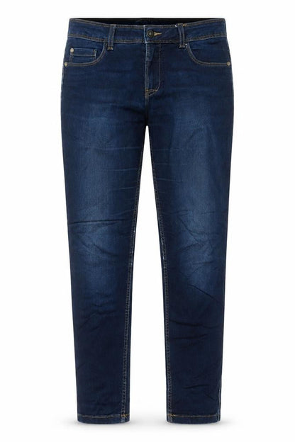 Front view of Only women’s blue cotton skinny jeans, size UK 30, in, 29-inch leg regular