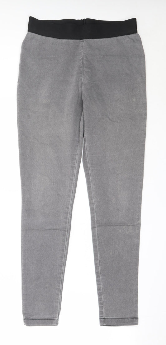 Womens UK Size 12 Marks and Spencer Regular Fit Skinny Grey Jeans