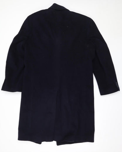 Aragona Mens Blue   Overcoat Coat Size 38
