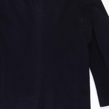 Aragona Mens Blue   Overcoat Coat Size 38