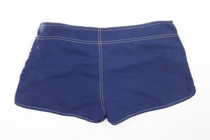 Primark Womens Blue  Polyester Hot Pants Shorts Size 10  Regular