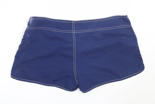 Primark Womens Blue  Polyester Hot Pants Shorts Size 10  Regular