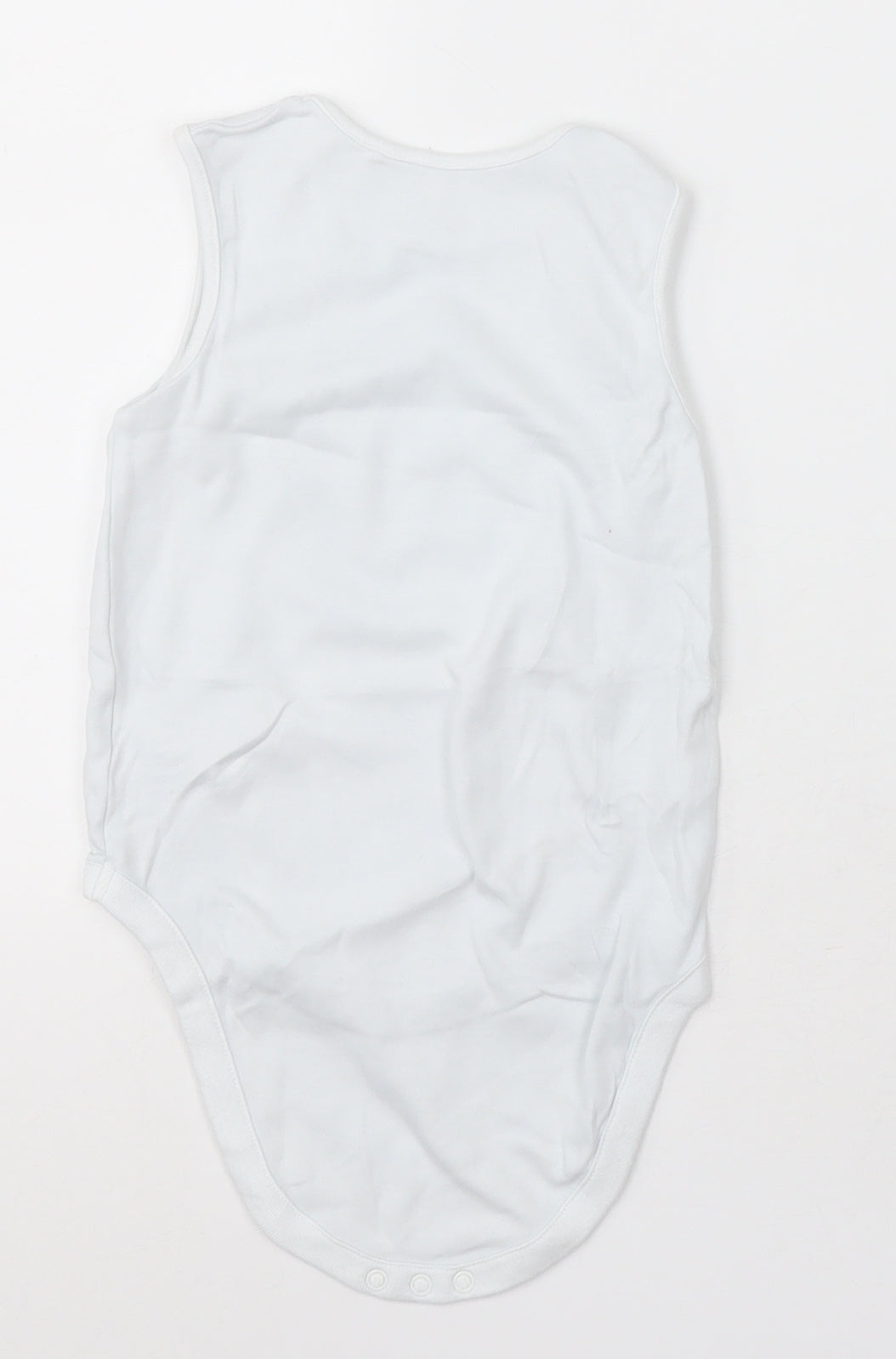 NEXT Girls White  Cotton Bodysuit One-Piece Size 2-3 Years  Button