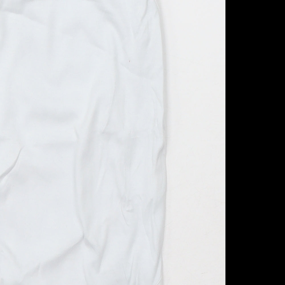 NEXT Girls White  Cotton Bodysuit One-Piece Size 2-3 Years  Button