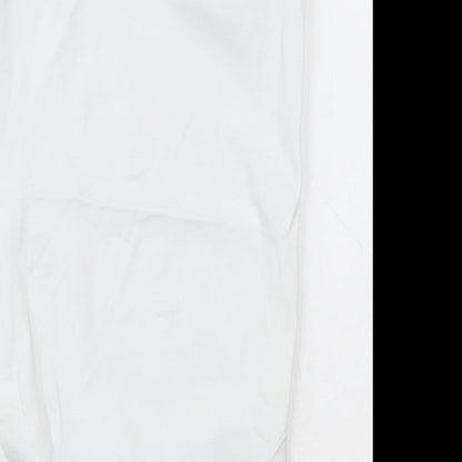NEXT Girls White  Cotton Bodysuit One-Piece Size 2-3 Years  Button - Unisex