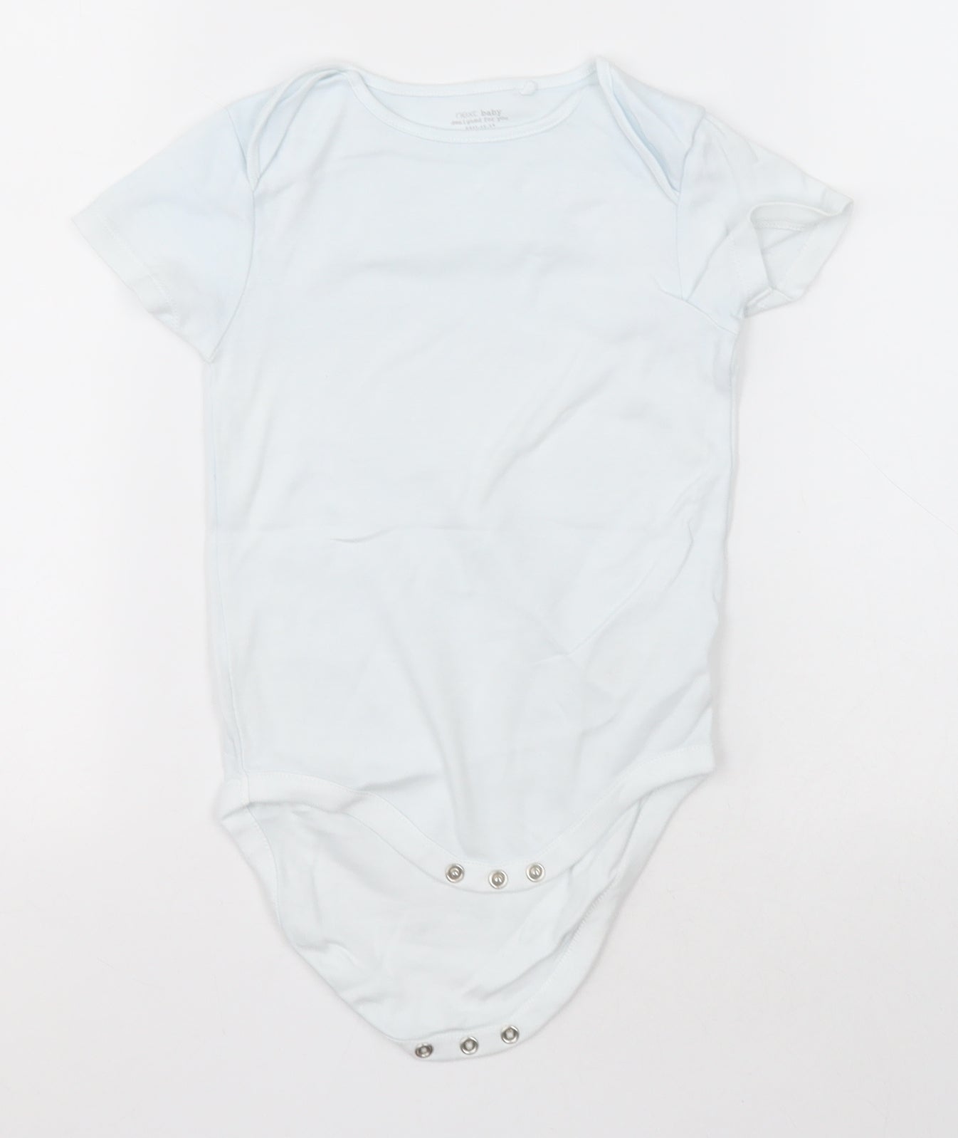 NEXT Girls White  Cotton Bodysuit One-Piece Size 2-3 Years  Button - Unisex