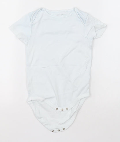 NEXT Girls White  Cotton Bodysuit One-Piece Size 2-3 Years  Button - Unisex
