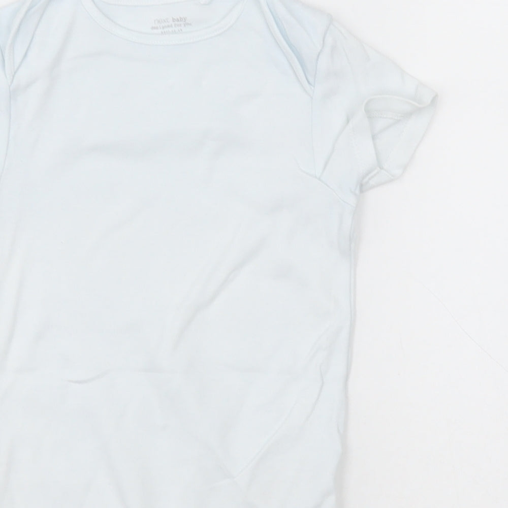 NEXT Girls White  Cotton Bodysuit One-Piece Size 2-3 Years  Button - Unisex