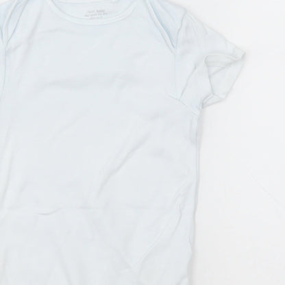 NEXT Girls White  Cotton Bodysuit One-Piece Size 2-3 Years  Button - Unisex
