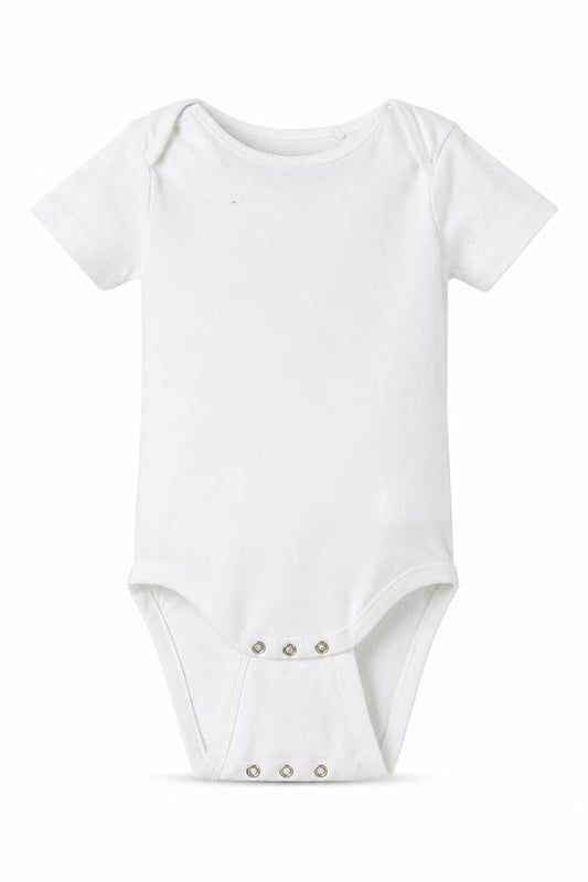 NEXT Girls White  Cotton Bodysuit One-Piece Size 2-3 Years  Button - Unisex