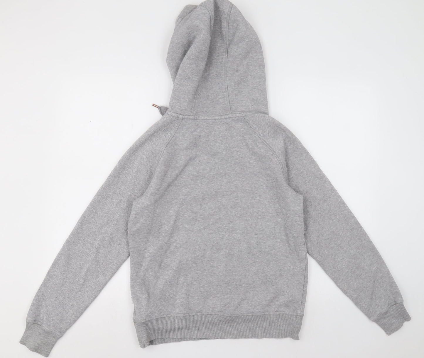 adidas Womens Grey  Cotton Pullover Hoodie Size 10  Pullover