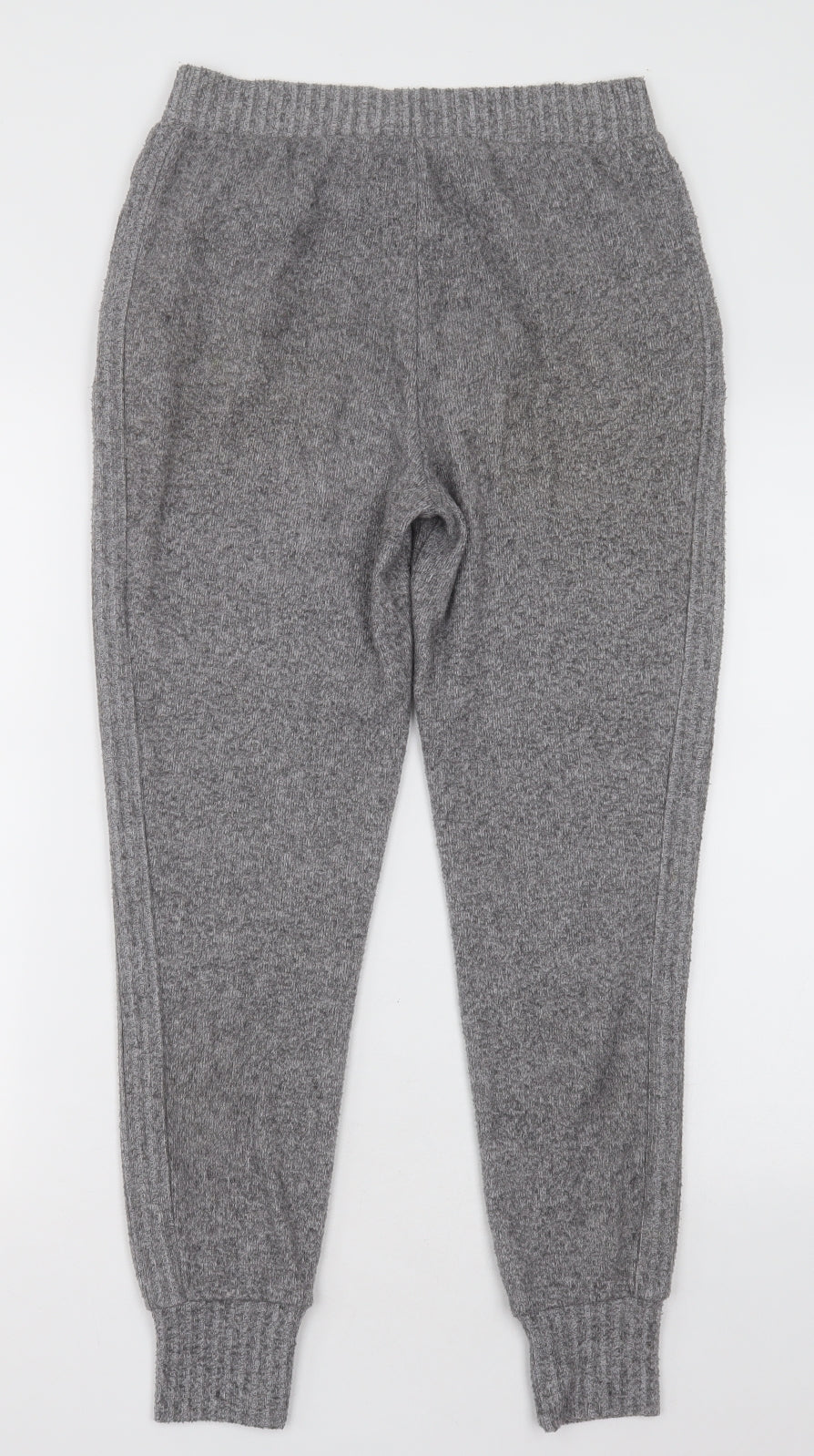 F&F Womens Grey  Polyester Jogger Trousers Size 6 L28 in Relaxed Tie