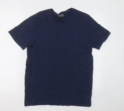 Primark Mens Blue  Cotton  T-Shirt Size M Crew Neck