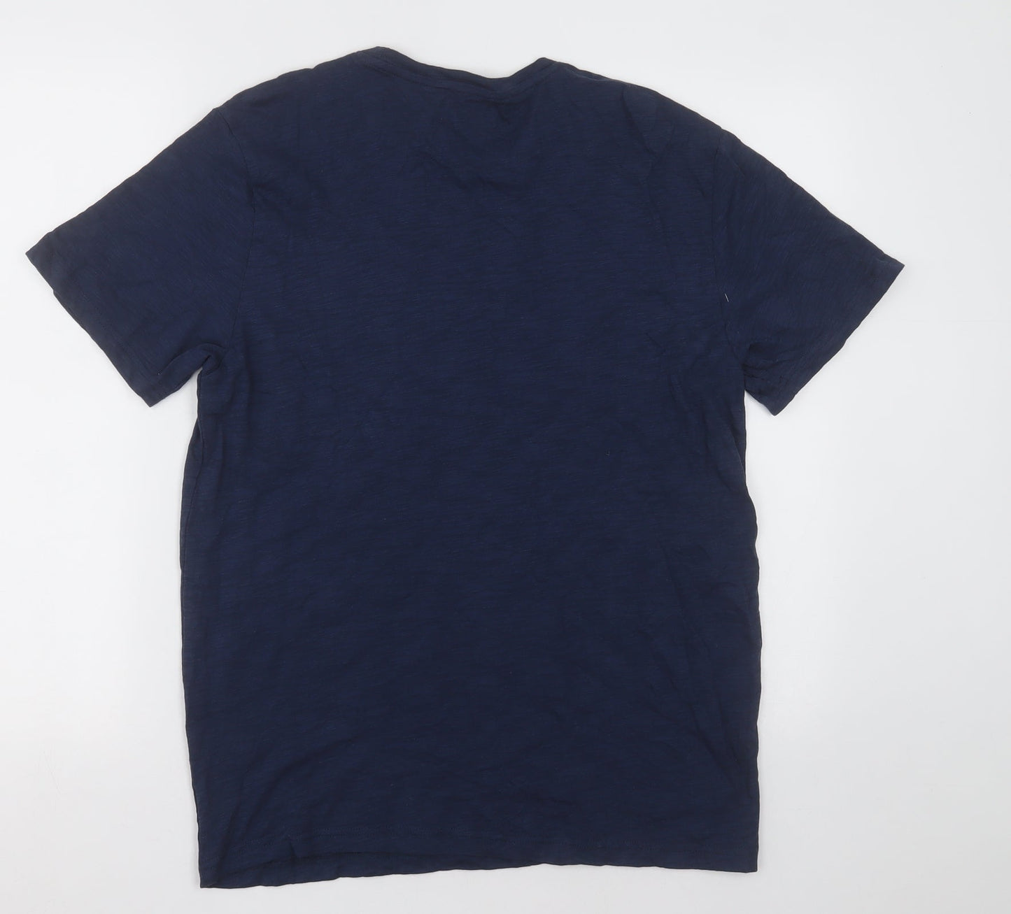 Primark Mens Blue  Cotton  T-Shirt Size M Crew Neck