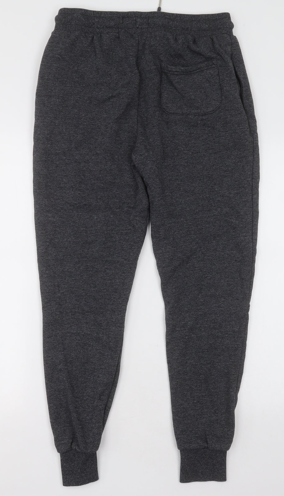 Primark Mens Grey  Cotton Jogger Trousers Size M L30 in Regular Tie