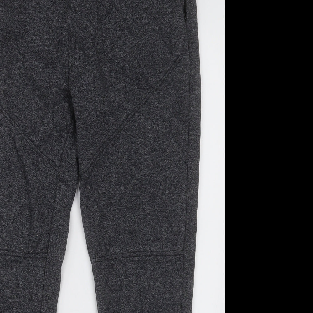 Primark Mens Grey  Cotton Jogger Trousers Size M L30 in Regular Tie