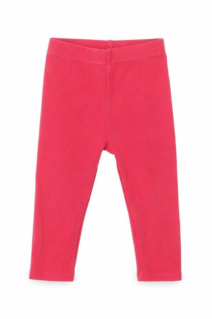 Front view of Next girls’ pink cotton capri trousers, size 2, years regular