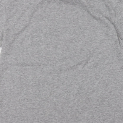 Primark Womens Grey  Polyester Basic T-Shirt Size 8 Crew Neck - Ariana Grande