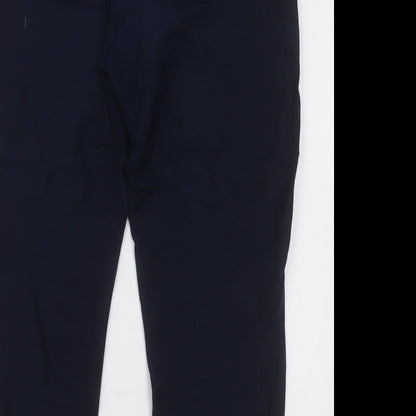 Womens UK Size 10 Dunnes Stores Regular Fit  Blue Trousers