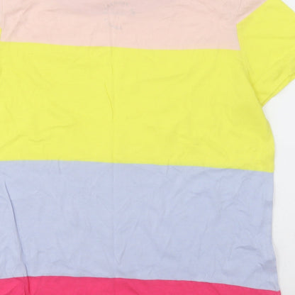 Womens UK Size 6 NEXT Multicoloured Basic T-Shirt