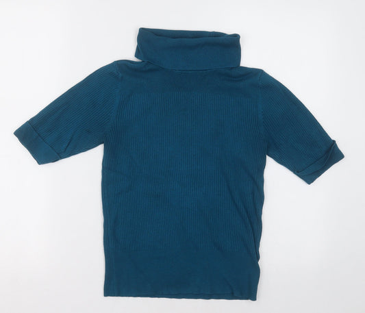 Womens UK Size 12 Marks and Spencer Blue Pullover Sweatshirt