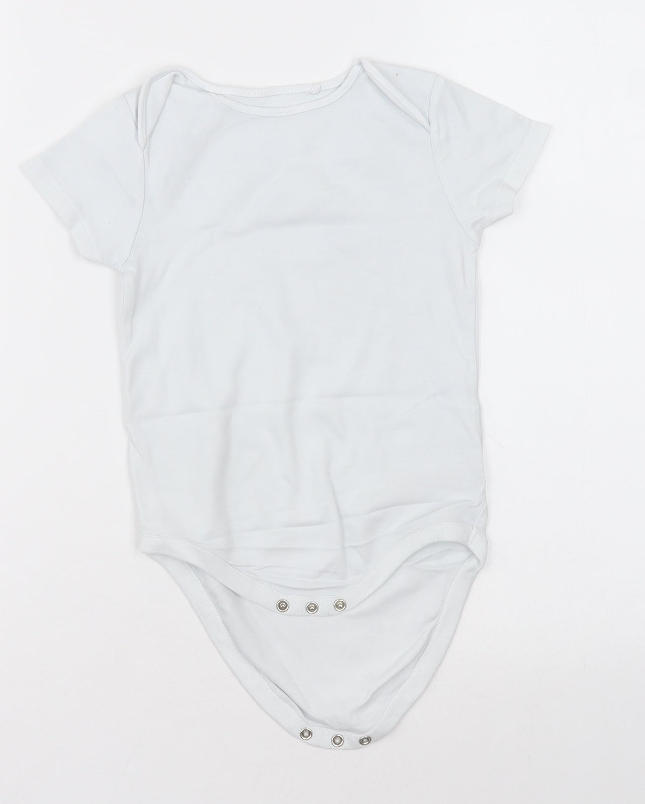 NEXT Girls White  Cotton Bodysuit One-Piece Size 2-3 Years  Button - Unisex