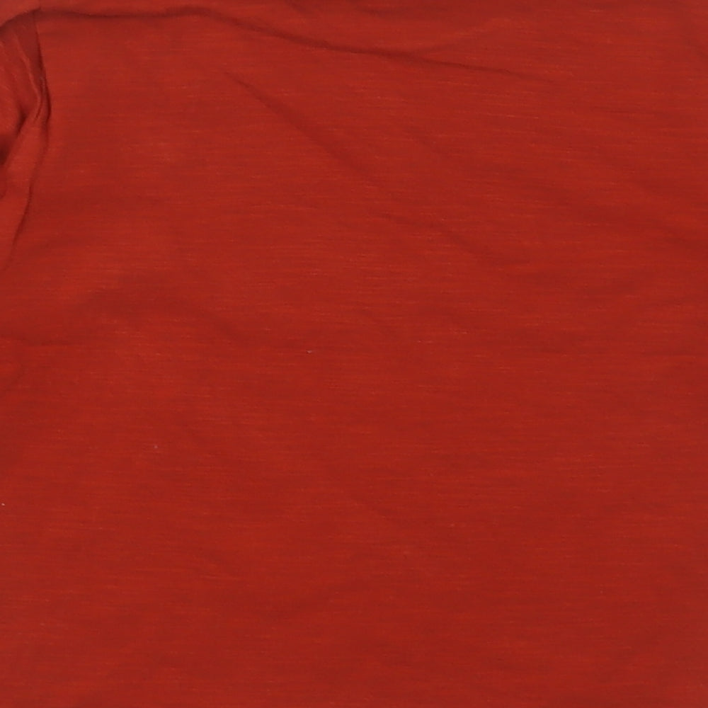 NEXT Boys Orange  Cotton Basic Casual Size 2 Years Crew Neck Pullover