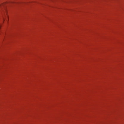 NEXT Boys Orange  Cotton Basic Casual Size 2 Years Crew Neck Pullover
