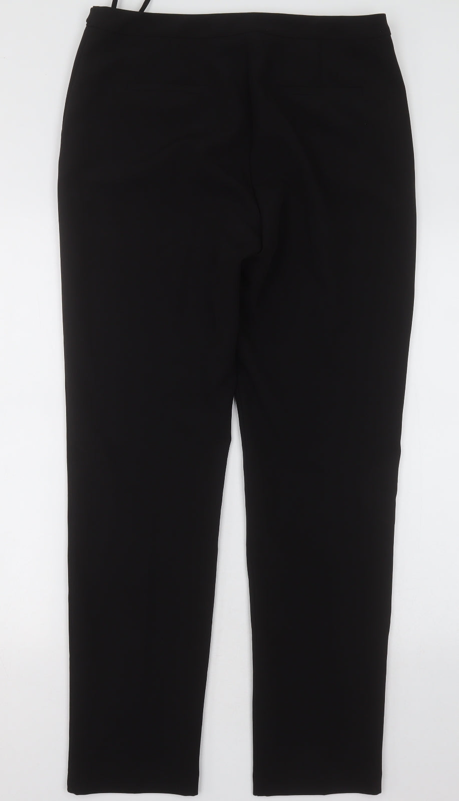 Womens UK Size 12 M&Co Regular Fit  Black Trousers